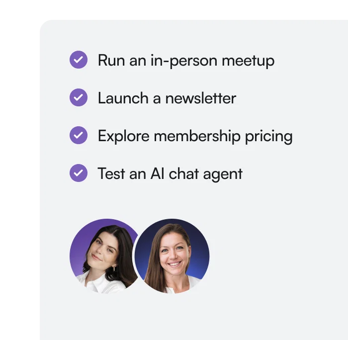 A community roadmap checklist with Mathilde Leo and Alexis Teichmiller