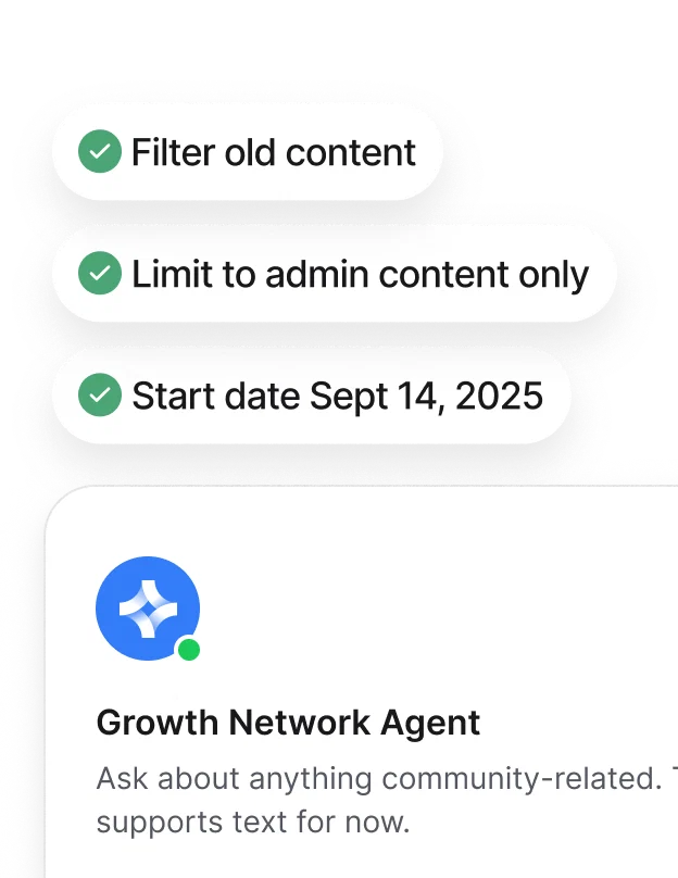 Keep answers fresh with admin-only and date-based filters
