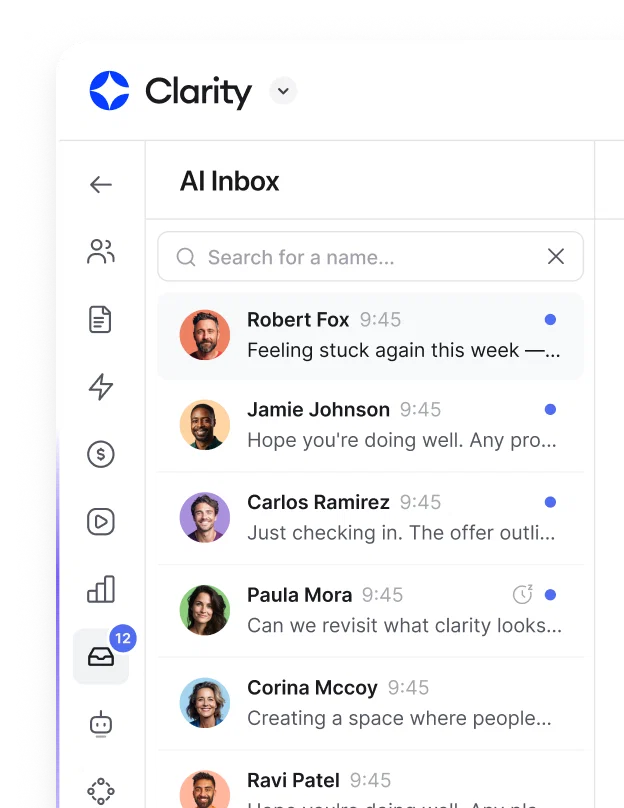 Manage all agent conversations in the shared AI Inbox