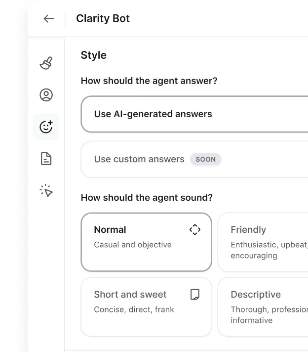 Define the agent’s purpose like a job brief with role, style, and limits so they perform exactly as intended