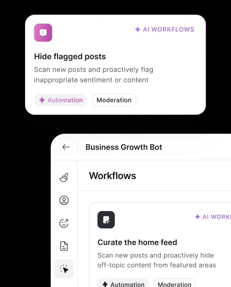 Hide flagged posts from featured areas