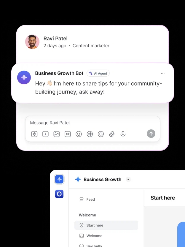 Point members to relevant conversations