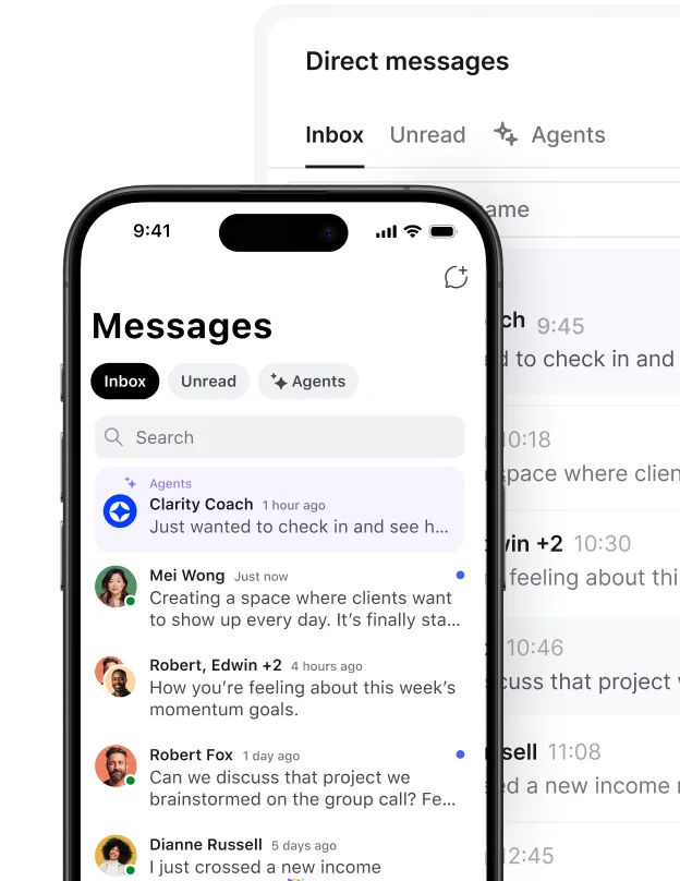 Chatte im Web, in der Desktop‑App, auf iOS und Android