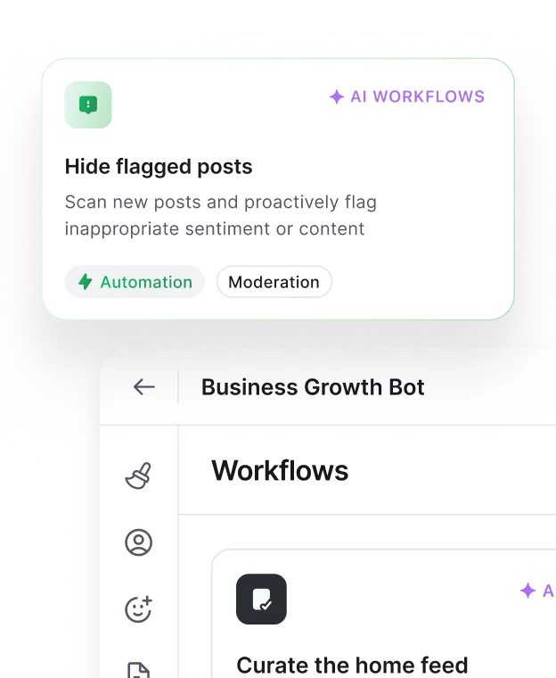KI‑Workflows, die deinen Regeln folgen, um Beiträge automatisch zu kennzeichnen, neu zu organisieren oder zu entfernen