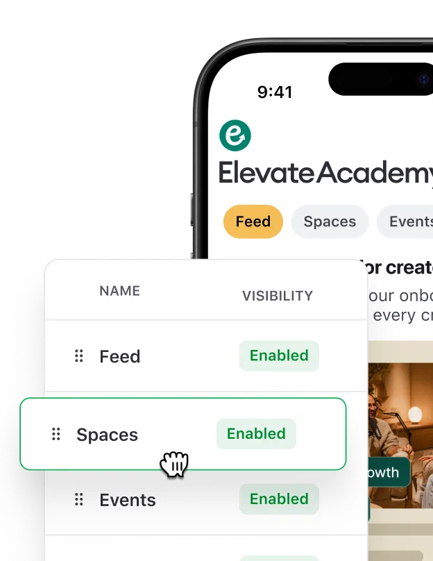 Personalisierte Navigation, die sich für jedes Mitglied natürlich und unkompliziert anfühlt