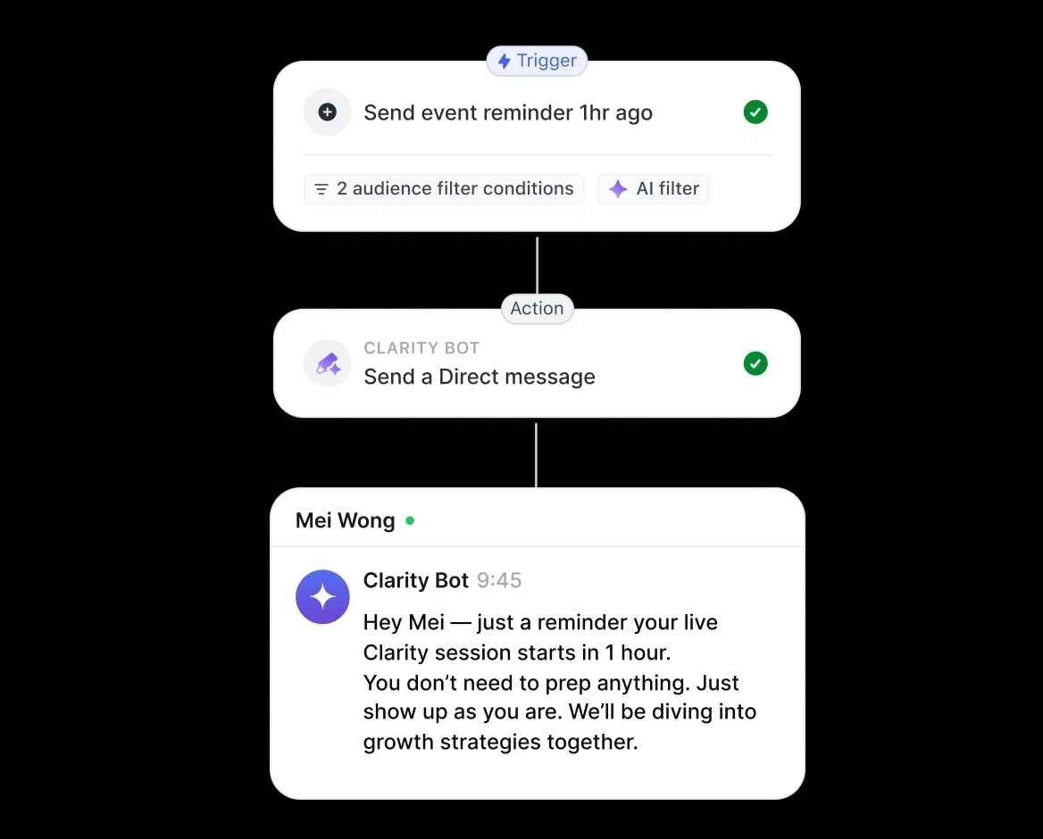 Automatisiere Countdowns, Erinnerungs‑E‑Mails und Push‑Benachrichtigungen