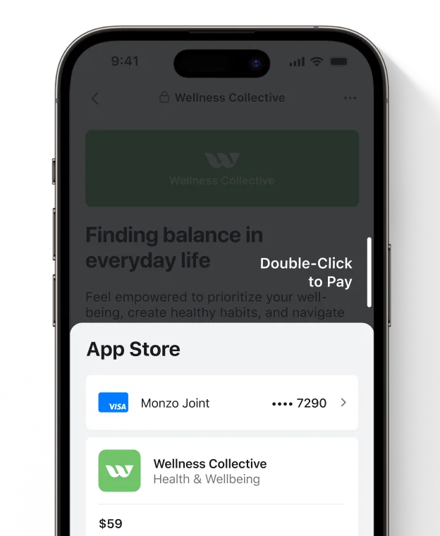 Offer in-app payments inside your branded mobile app to keep members in your ecosystem