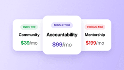 How to structure membership tiers (with examples)
