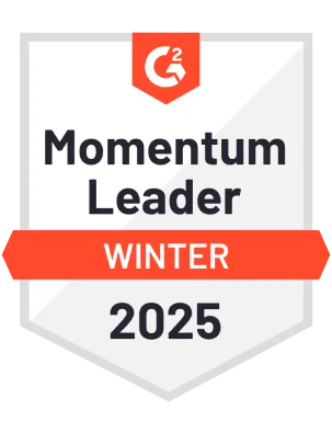 G2 Momentum Leader, Winter 2025