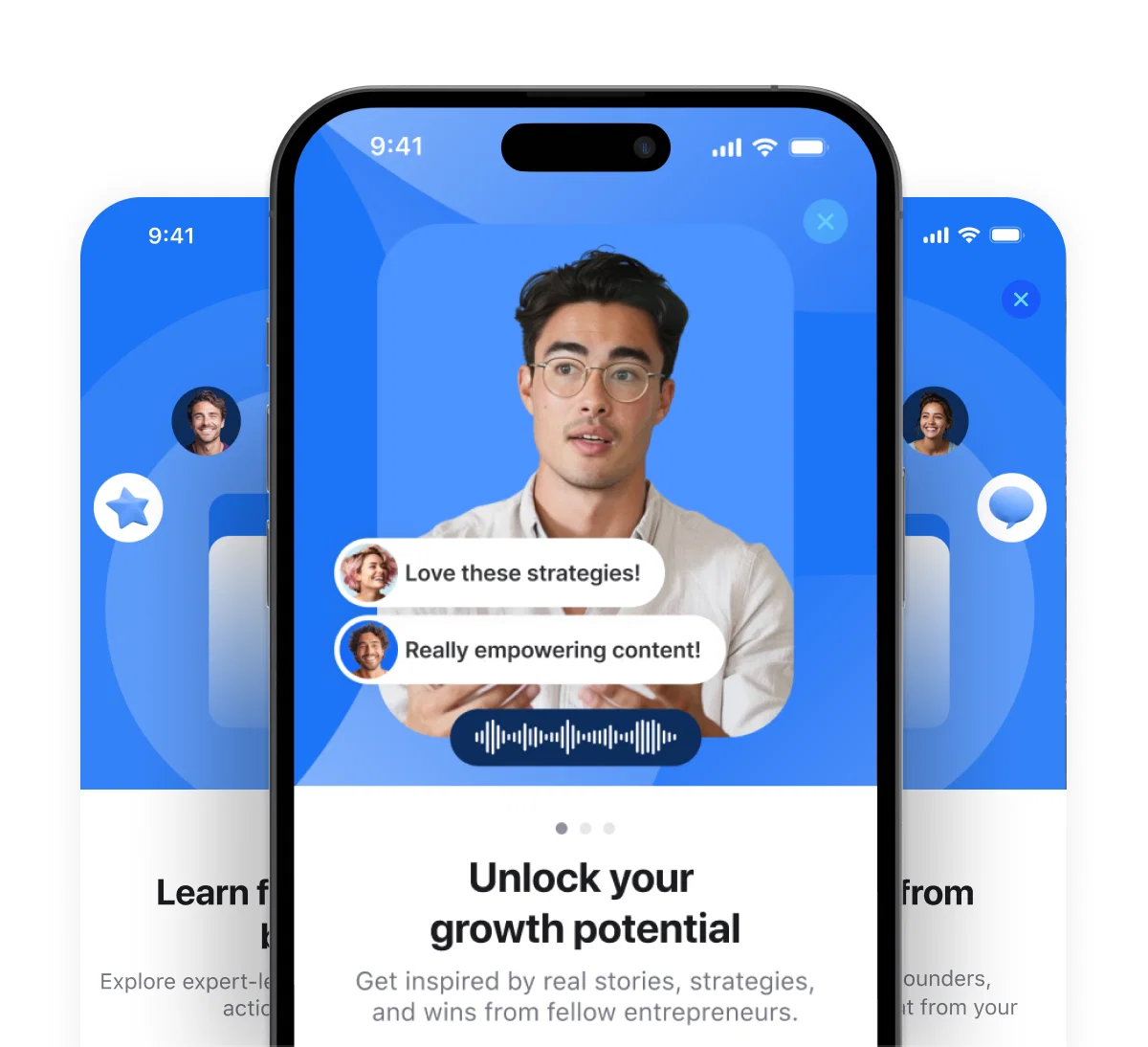 Onboarding carousel