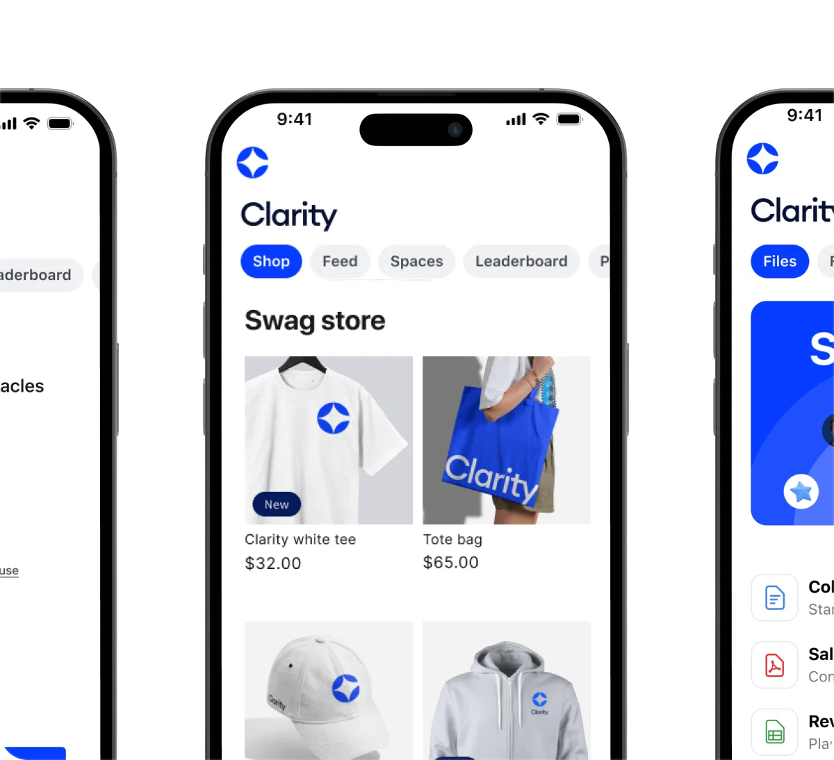 Custom app screens