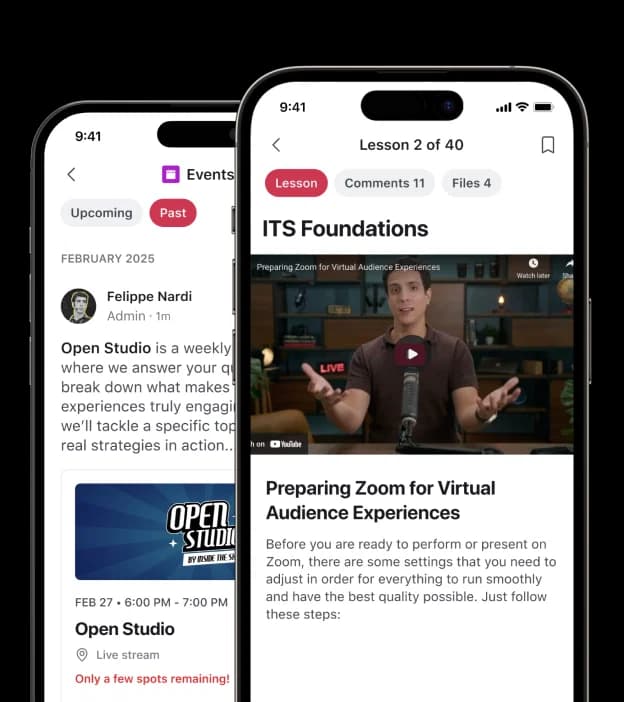 Inside the Show’s branded app