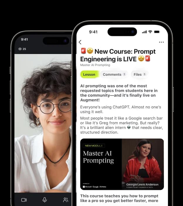 Augment’s branded app: a new course announcement