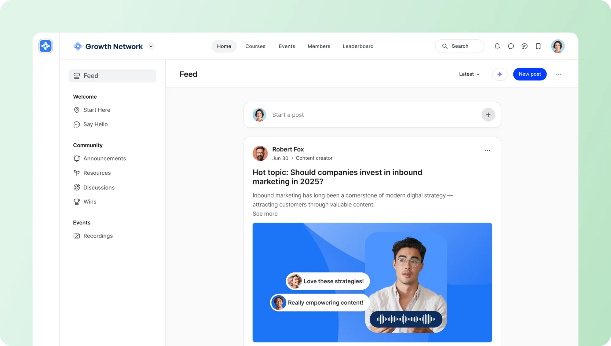 Start‑Feed