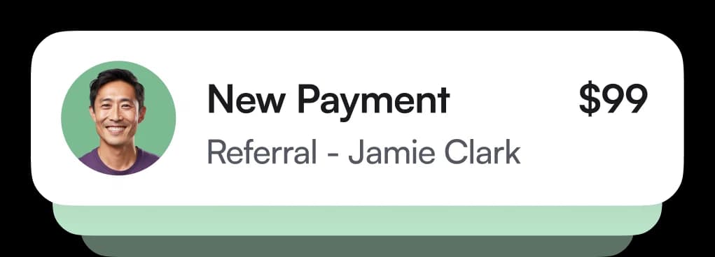 A new payment notification in Circle