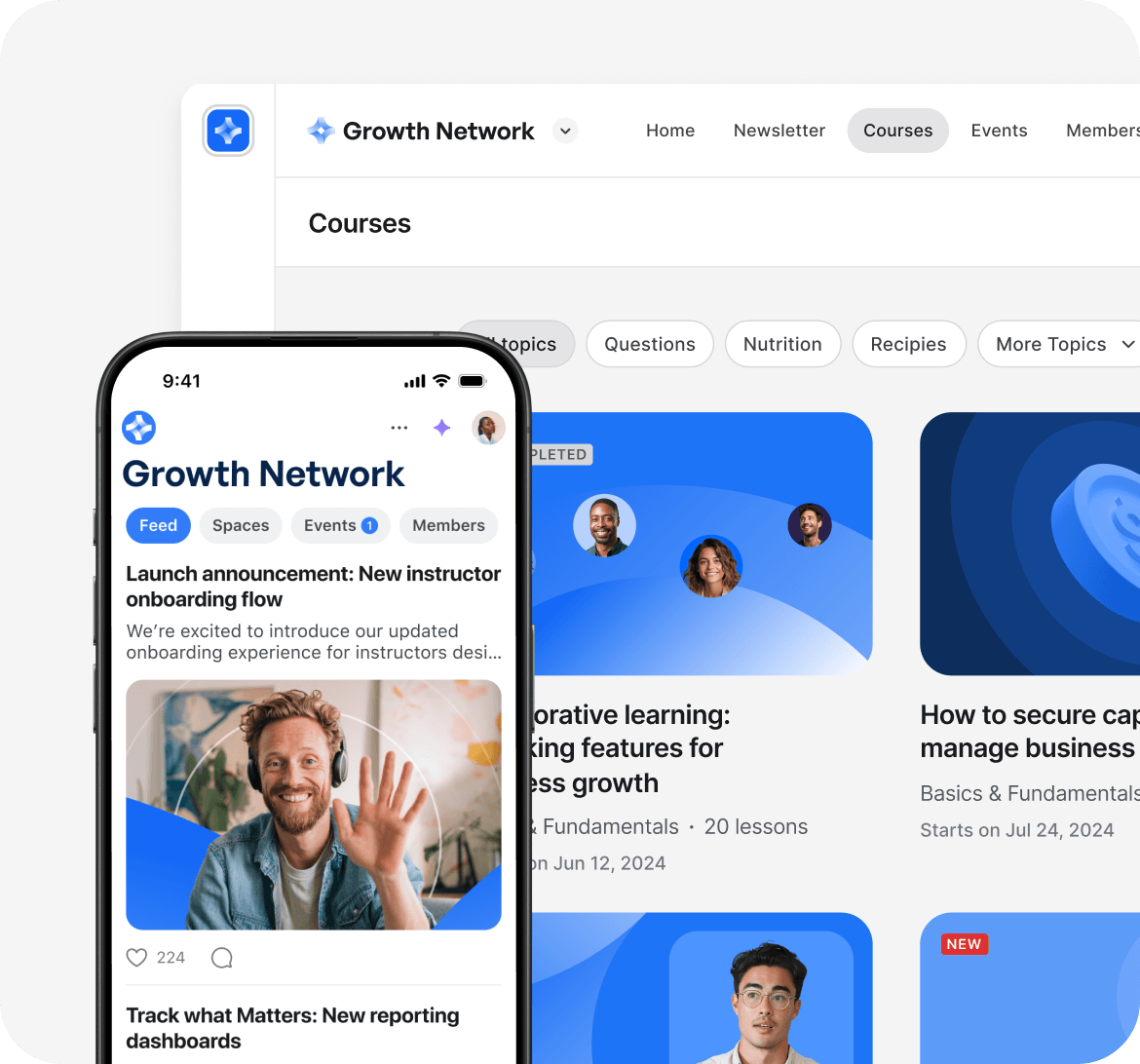 Circle member experience features