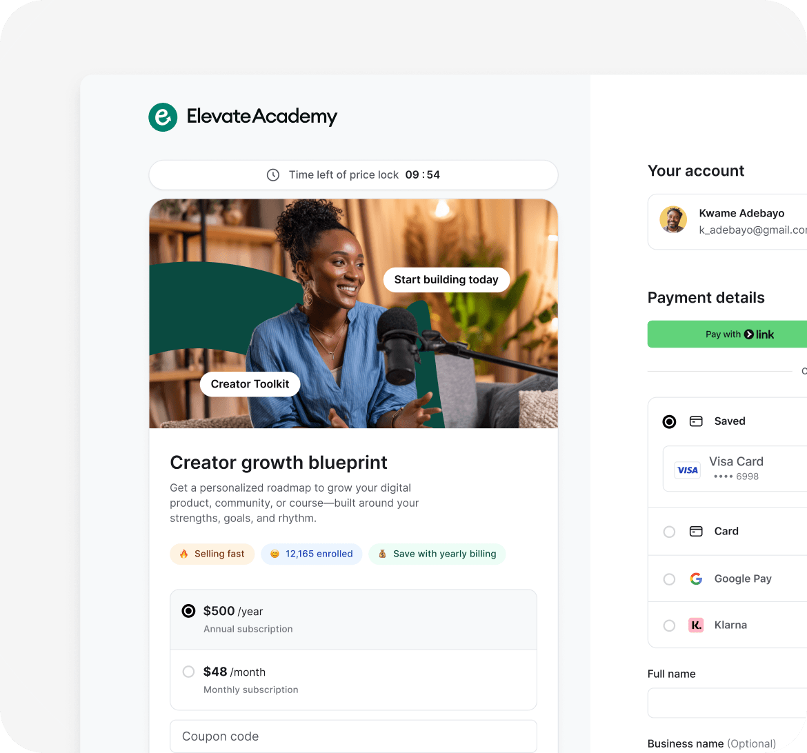 Circle includes payments, subscriptions, paywalls, and revenue analytics