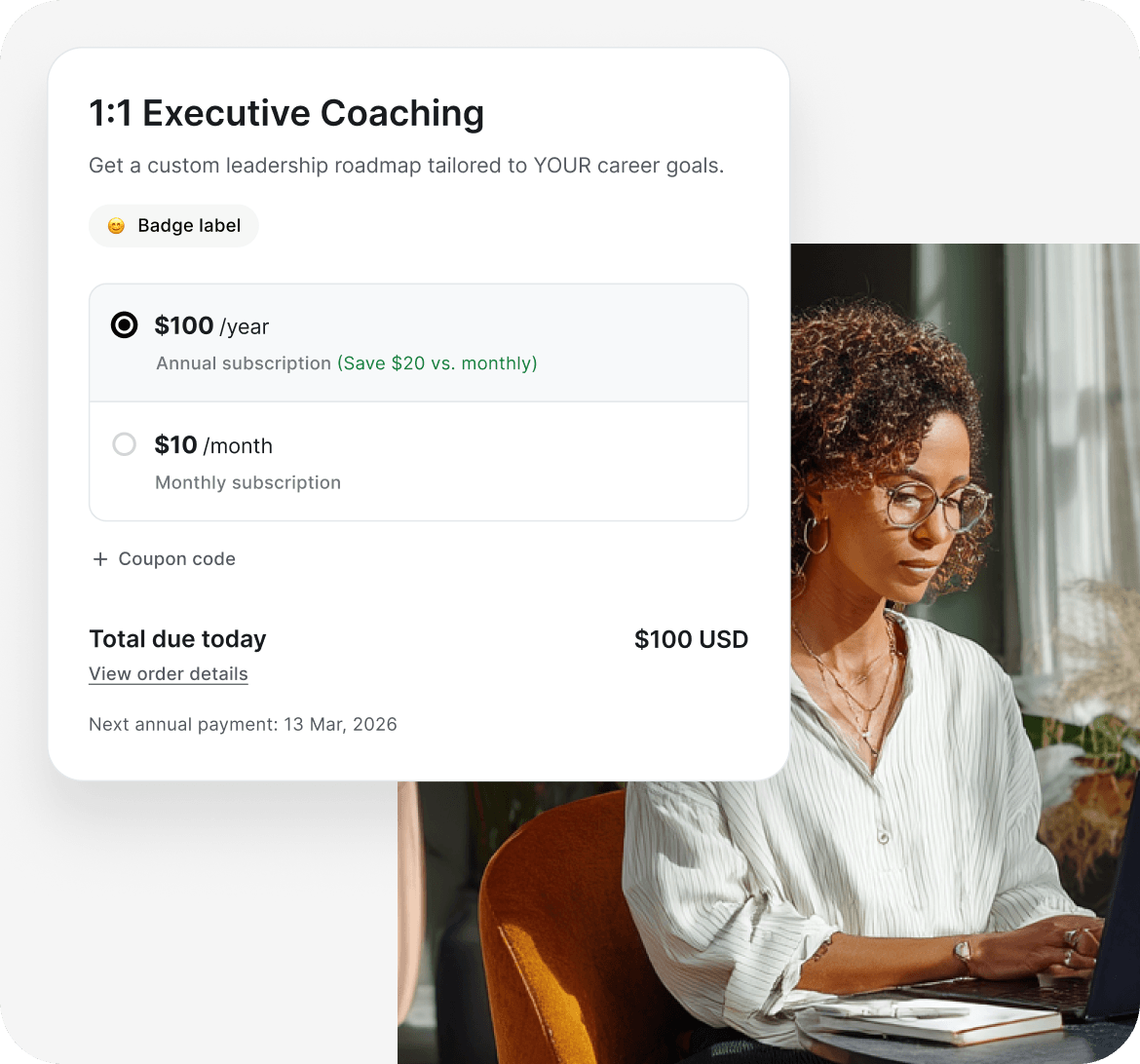 Circle monetization options