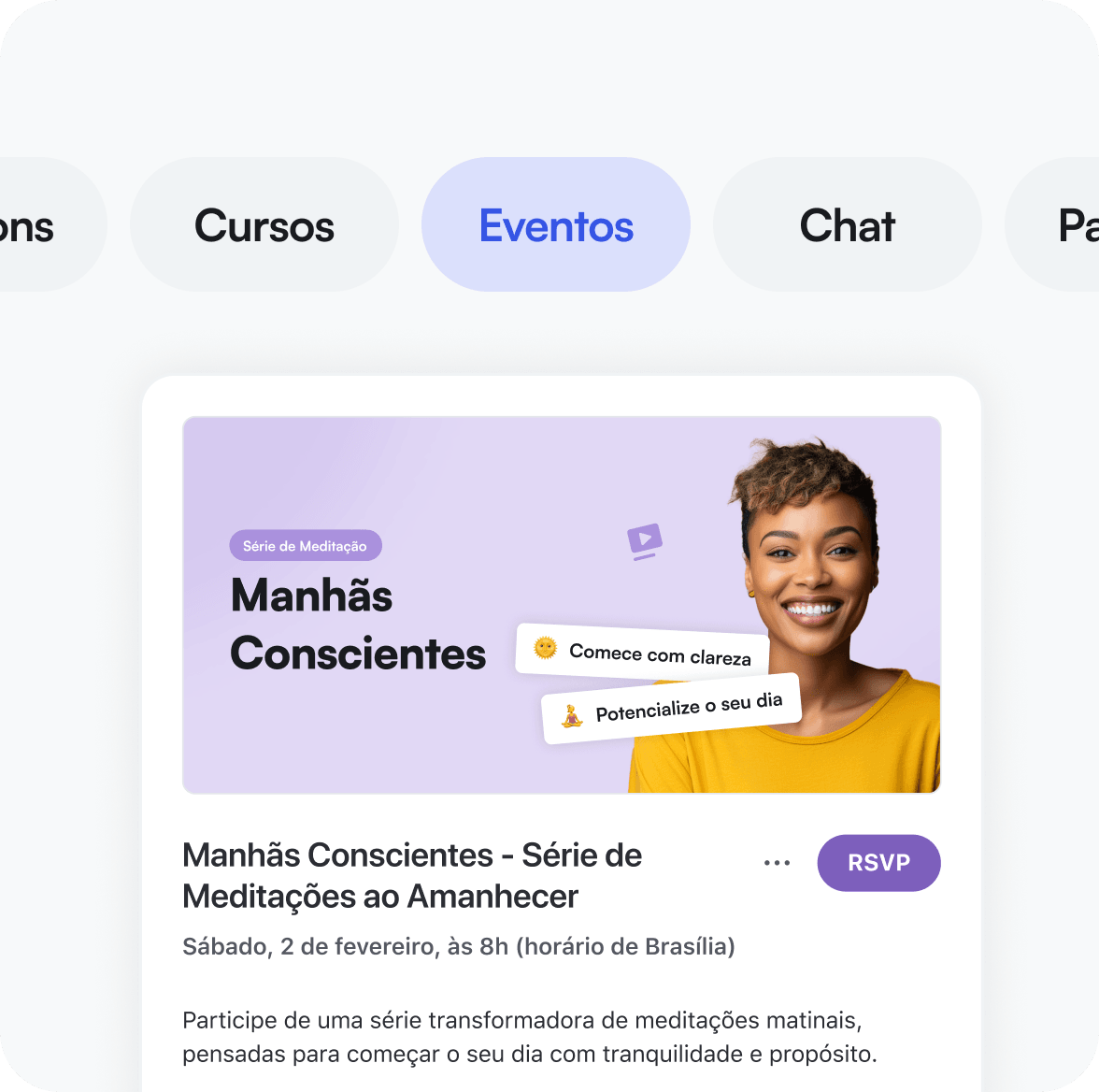 A Circle reunindo comunidade, eventos e cursos em uma plataforma