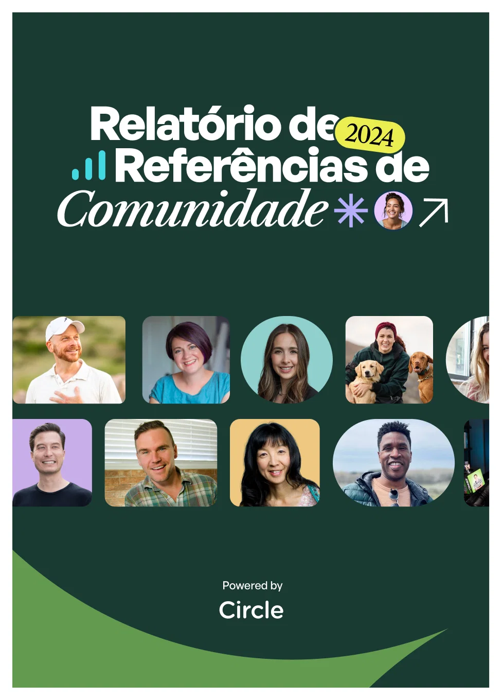 Capa do Relatório de Referências de Comunidade 2024