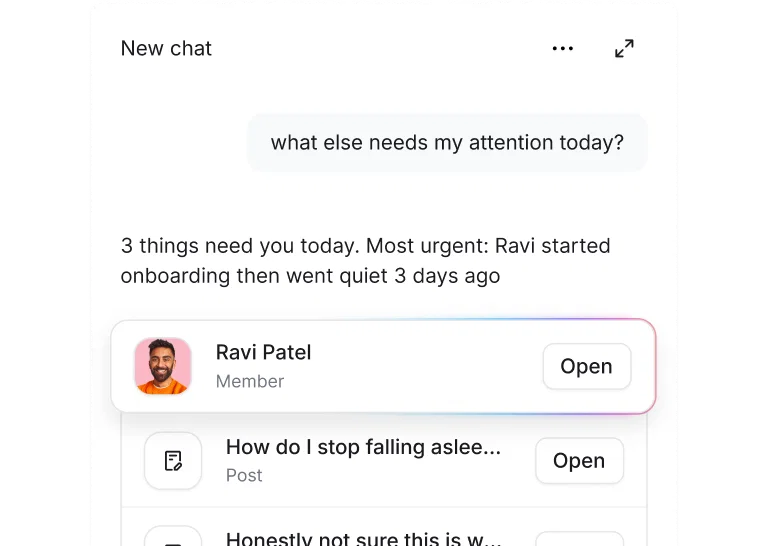 Circle AI chat assistant