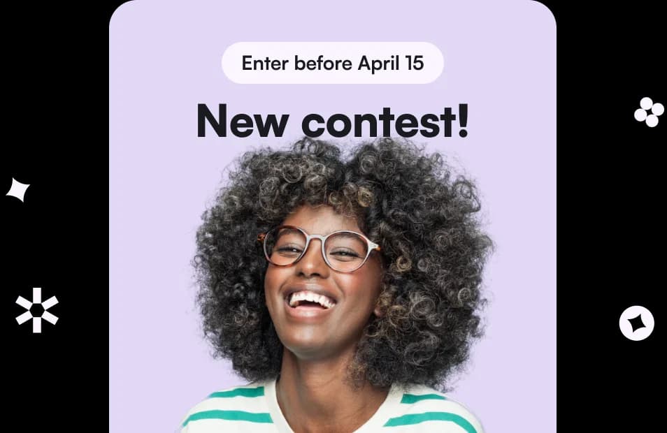 A members-only contest announcement