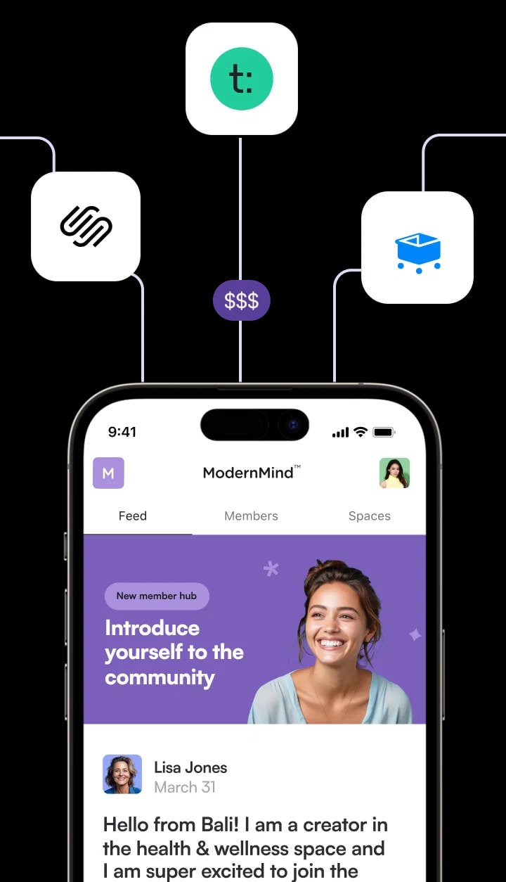 Subscriptions from Teachable, Squarespace and Kajabi moving into a Circle community