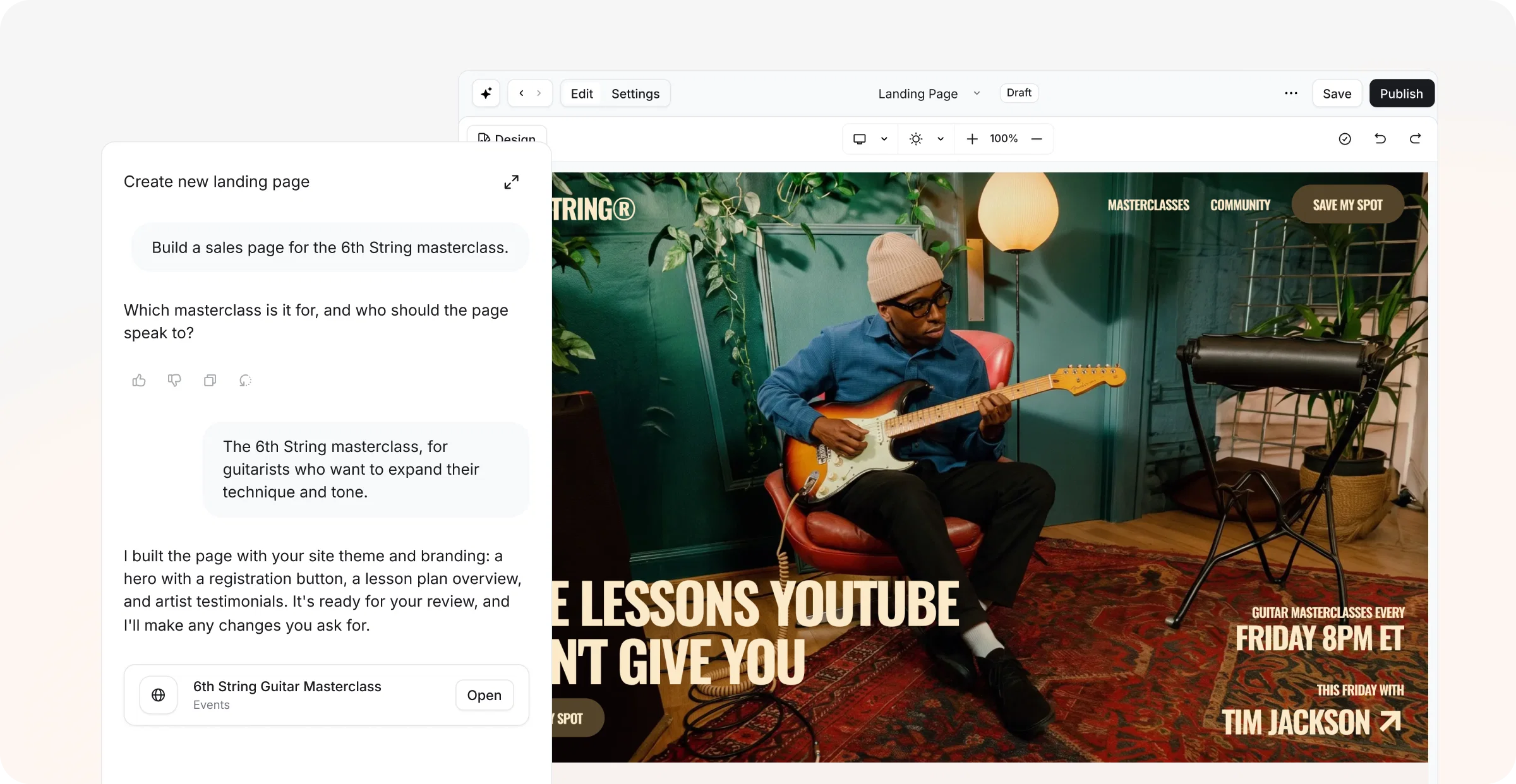 Circle turning a self-paced course into a live cohort