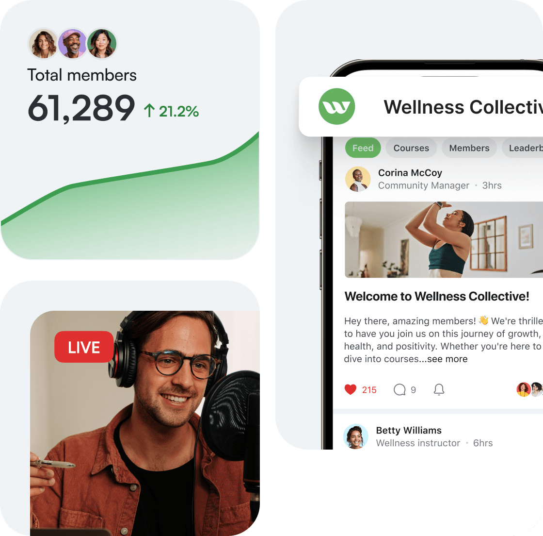A managed community running on Circle